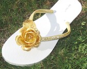 Midas Touch Flip Flops