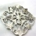 Vintage Red and Silver decorative Brooch