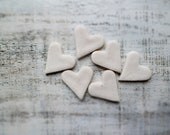 6 heart magnet DIY sets Rustic Shabby Chic wedding favors gifts bridal shower favors wedding decor gifts