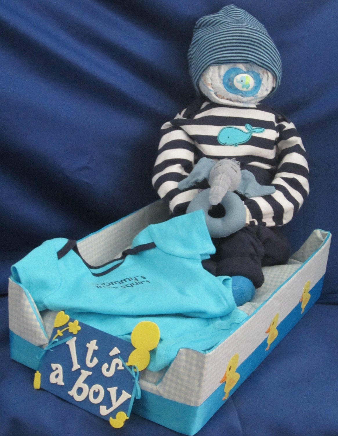 Diaper Baby  Boy, Mommy's Little Squirt on SALE
