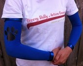 Custom Team Arm Sleeves Mascot Armies Running and Cheering Sleeves for women who are super.  Shown in Wildcats.