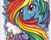Rainbow Dash, My little pony Friendship is Magic, Print
