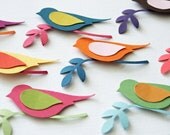 25 DIY bird on a branch kit - your colors choices