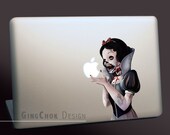 Zombie art painting Macbook decal, geekery sticker for laptop Macbook, Mac pro and Mac air 13", 15", 17"