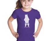 Underwearbear. Girl's t-shirt.