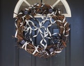 Friendly Spiders Upcycled Wreath