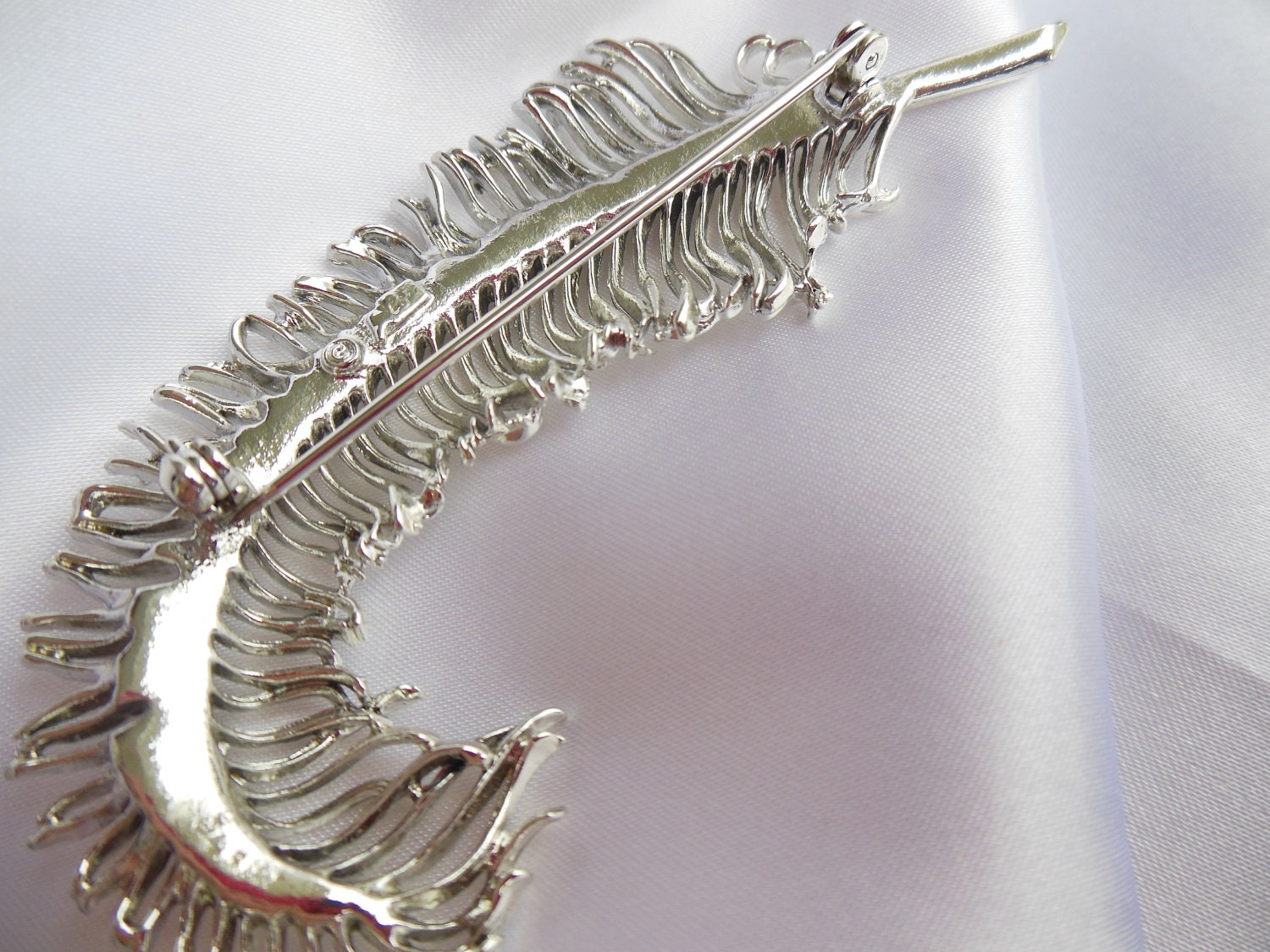 Vintage CORO Feather Brooch