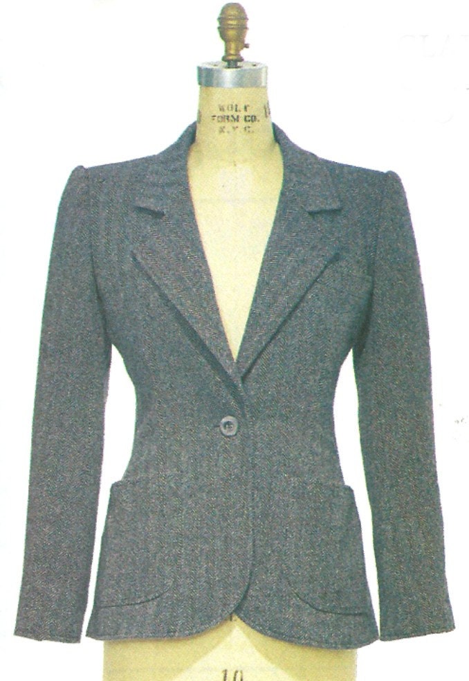 Vogue Jacket Pattern 7467 Claire Shaeffer Uncut Sizes 18, 20, 22 Free shipping
