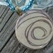 Brown Swirls With Tan, Wood Tile Necklace