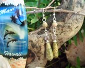 Unakite Teardrop Earrings