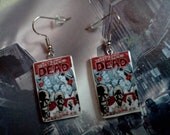 The Walking Dead Book Mini Comic Earrings