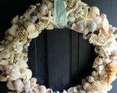 Coastal Beach Sea Shell Wreath