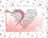 Love Poem Gift for Wife Husband Girlfriend Boyfriend INSTANT DOWNLOAD