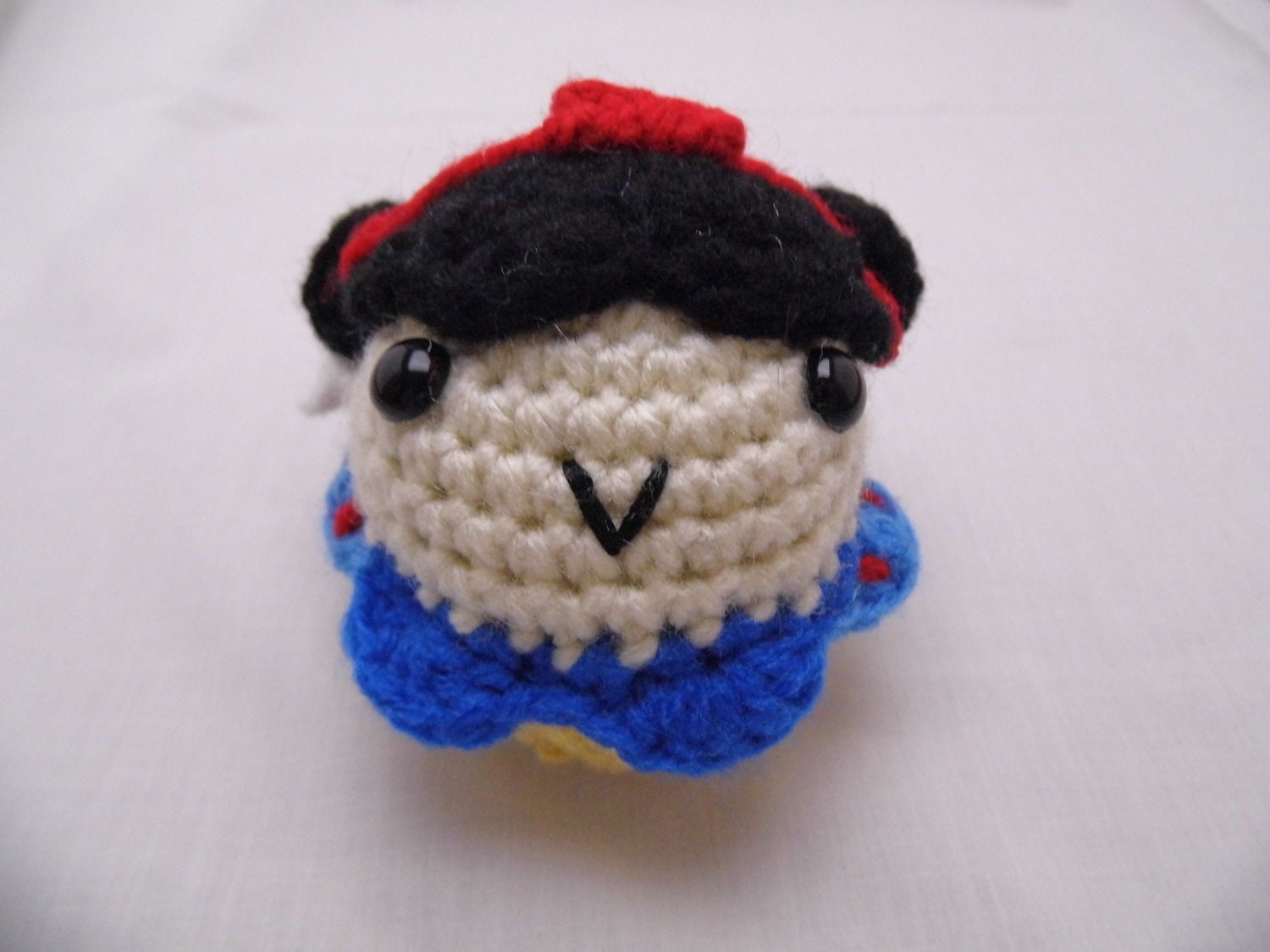 Crochet Snow White Cupcake