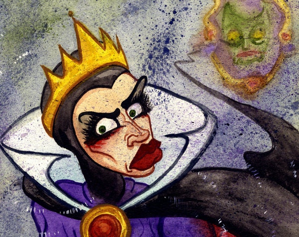 Wicked Queen, Watercolor