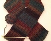 Multicolor Ribbed Chunky Fashion Scarf, Unisex