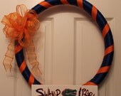 University of Florida Gator Ribbon Wreath