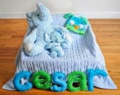 Handmade Fabric Letters OR Names - Photography Prop OR Nursery Decoration (5 Or Less Letters)