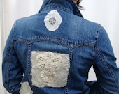 Upcycled Redesigned Denim Jacket - "The First Moment"