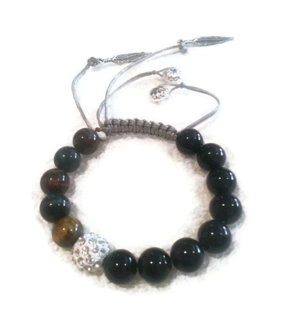 Zen Inspired Shamballa Bracelet