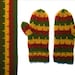 Crochet wool rasta scarf for men and women