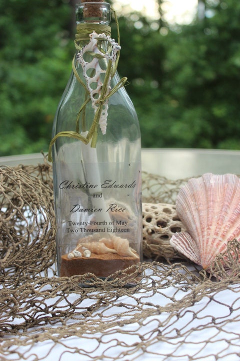 Wedding Invitations--Message in a Bottle