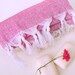Turkish Bath Towel ,hamam,peshtemal,bath towel, Traditional,pink,hamam towel, Eco-friendly, Natural Cotton,