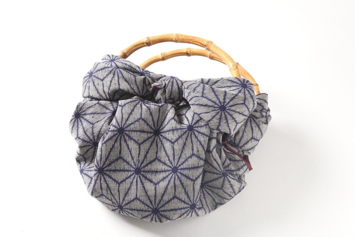 Kimono fabric handmade bag from Japan
