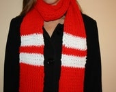 Detroit Red Wings/Arizona Cards/Kansas City Chiefs Hand-Knit Scarf