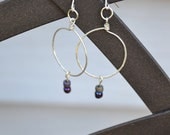 Single Dangle Hoop Earrings