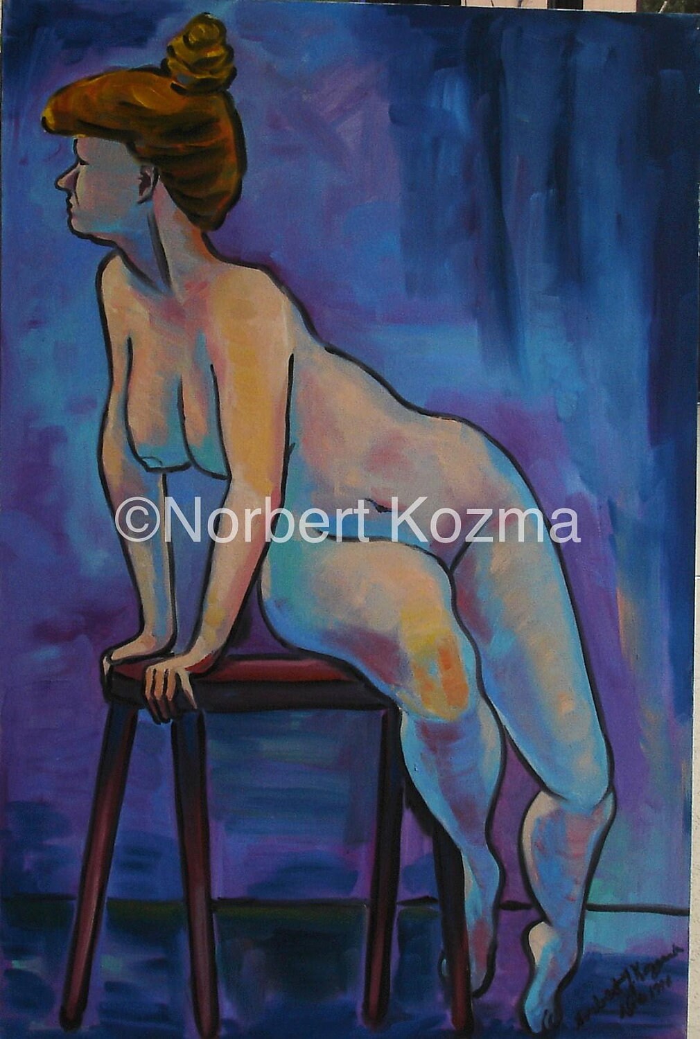 linear style painting