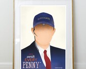 Arrested Development Larry Middleman A3 or to fit Ikea Ribba Frame 390 x 290mm