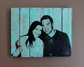 Custom Photo Art on Paper Design and Wood - Unique Photo Gift - 8x8 or 8x10 - Fun Gift for Family, Friends, Birthday