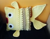 14x14 inch fleece goldfish pillow case
