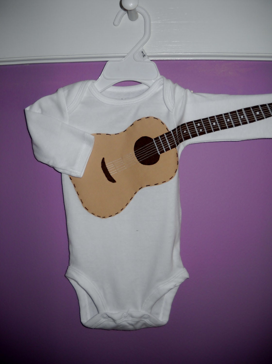 Custom Infant Guitar Onesie