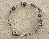 Wirewrapped bangle bracelet