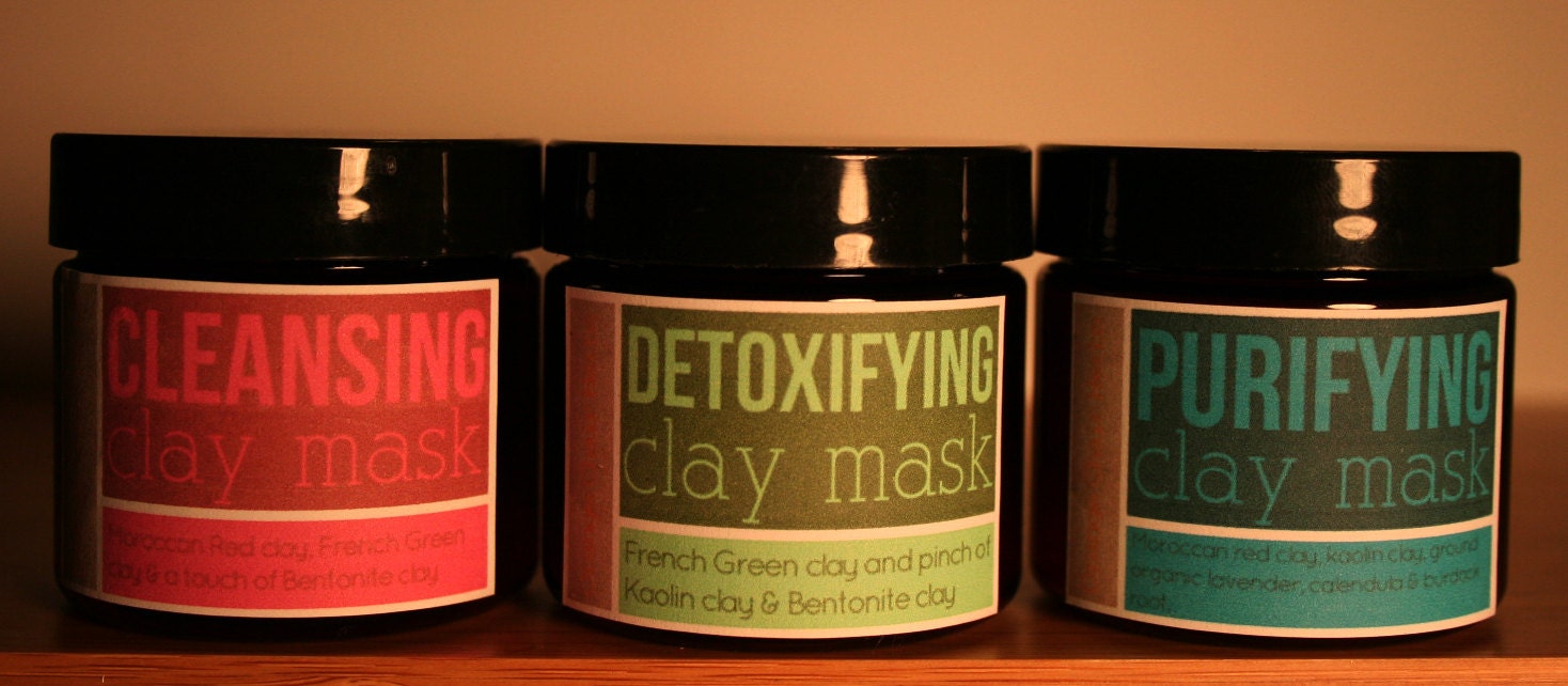 T R I O /// Herbal Clay Masks