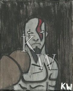 kratos painting