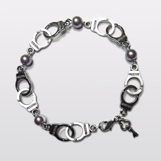 Fifty Shades of Grey inspired Handcuff Bracelet.