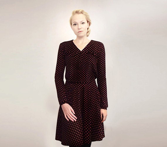 T.E.R.E.S.E rusty dotted jersey dress