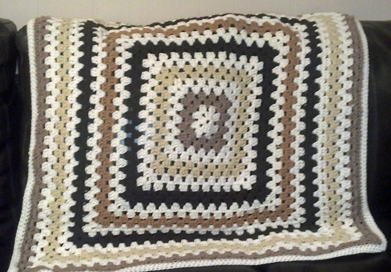 Custom Granny Square Baby Blanket