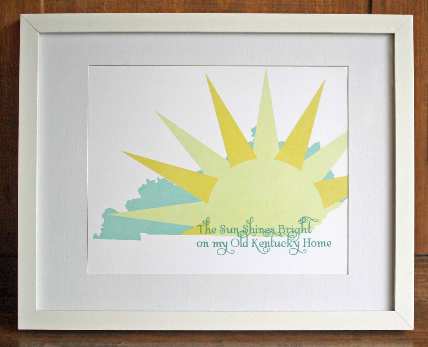 The Sun Shines Bright on My Old Kentucky Home - 8"x10" Printable Art