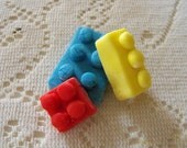 Lego Fondant Cupcake Toppers
