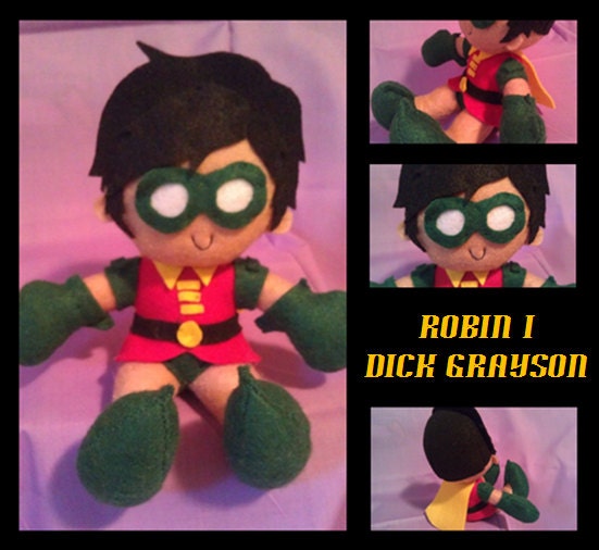 Robin (Dick Grayson) Plushie