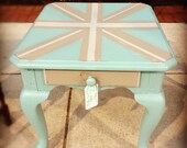 Custom Designed Union Jack Painted Tables