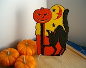 Halloween vintage Beistle H.E.Luhrs Decoration 50's usa