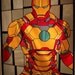 IRON MAN 3 Mark XLVII Armor In Stained Glass - Avengers