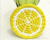 Lemon Slice Desk Coaster - Single