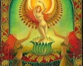Mother Isis Summer Solstice Goddess 16x20 Poster Print