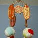 Baby Mobile Surfboards and Beach Balls - Wooden Surfboards - Plush Beach Balls - Beach Themed Nursery